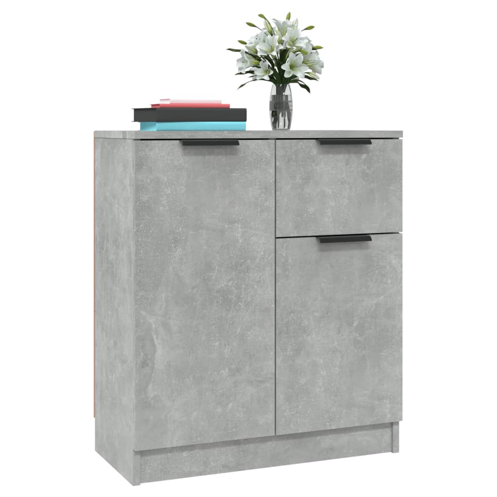 Komoda siva boja betona 60x30x70 cm od konstruiranog drva