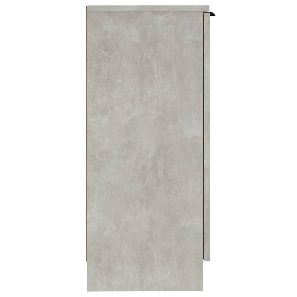 Komode 2 kom siva boja betona 30 x 30 x 70 cm konstruirano drvo