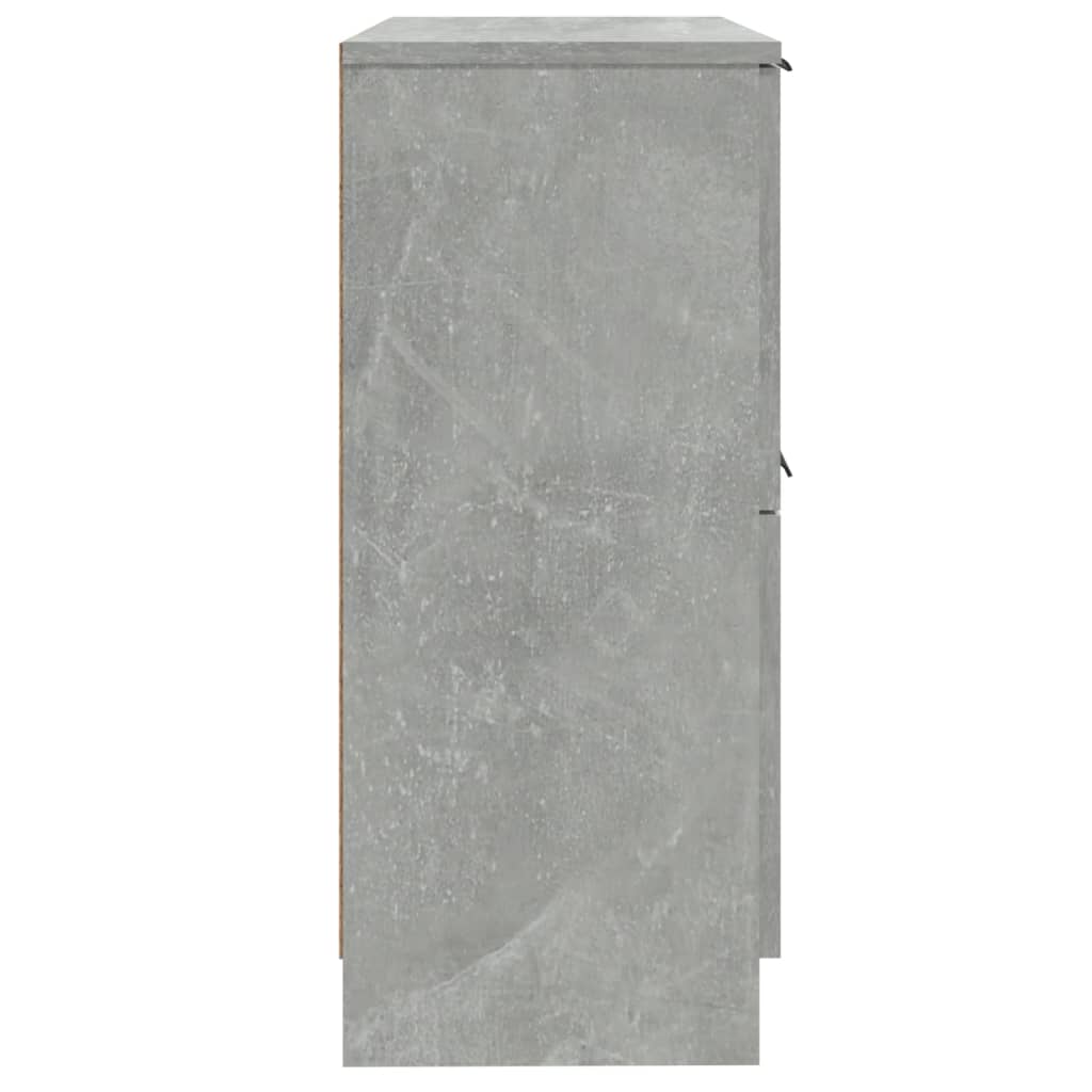 Komode 2 kom siva boja betona 30 x 30 x 70 cm konstruirano drvo