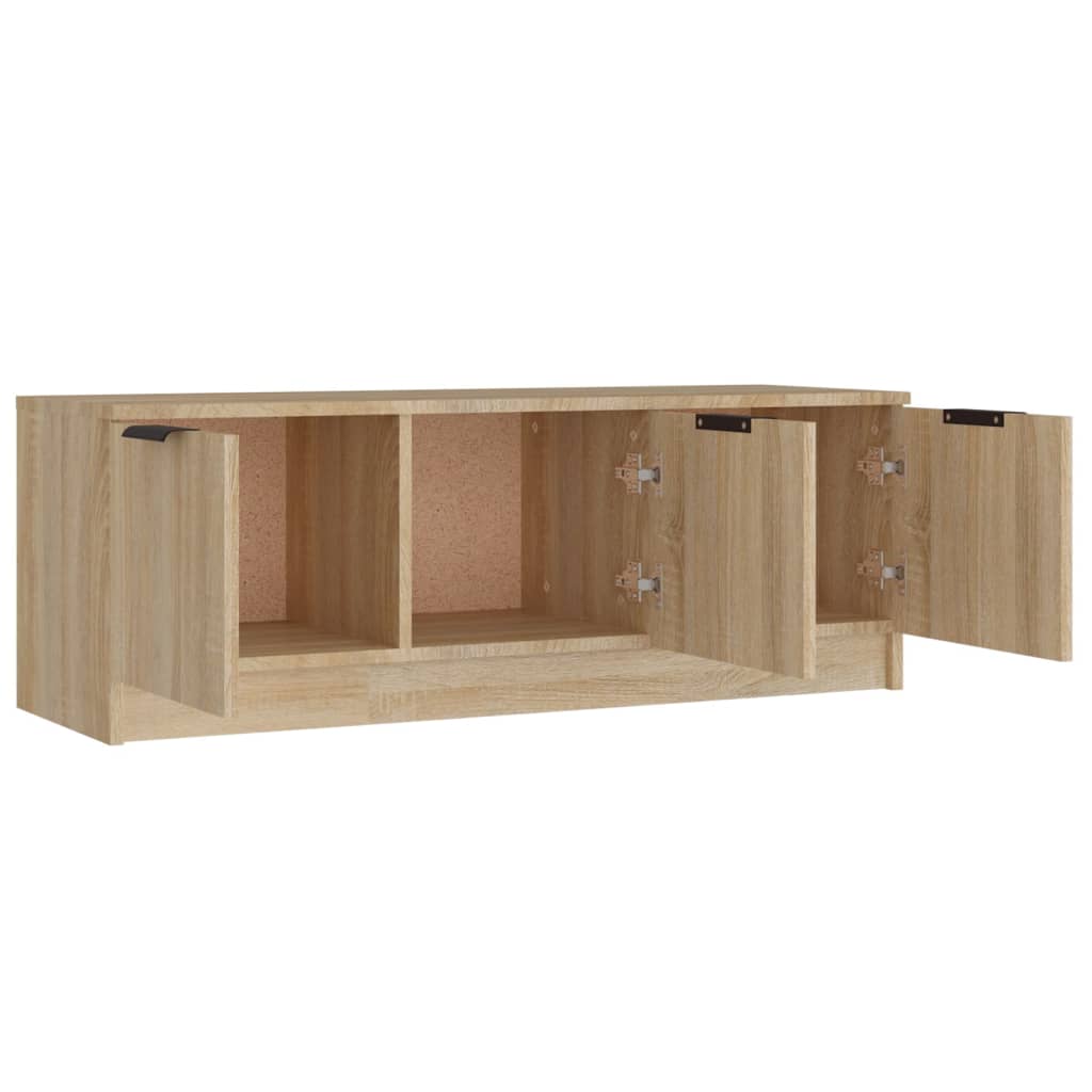 TV ormarić boja hrasta 102x35x36,5 cm od konstruiranog drva