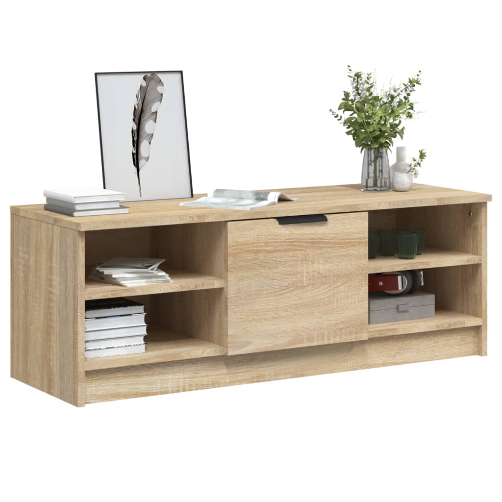 TV ormarić boja hrasta 102x35,5x36,5 cm od konstruiranog drva