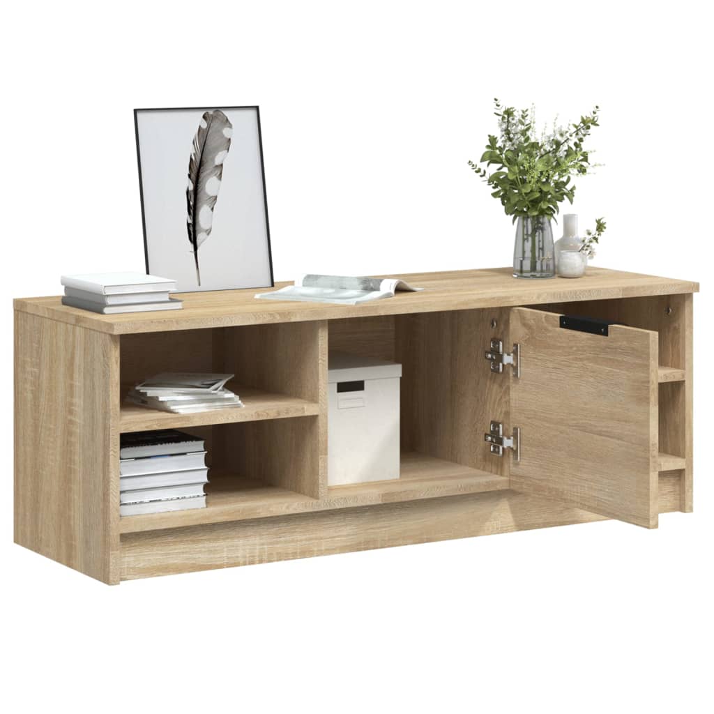 TV ormarić boja hrasta 102x35,5x36,5 cm od konstruiranog drva