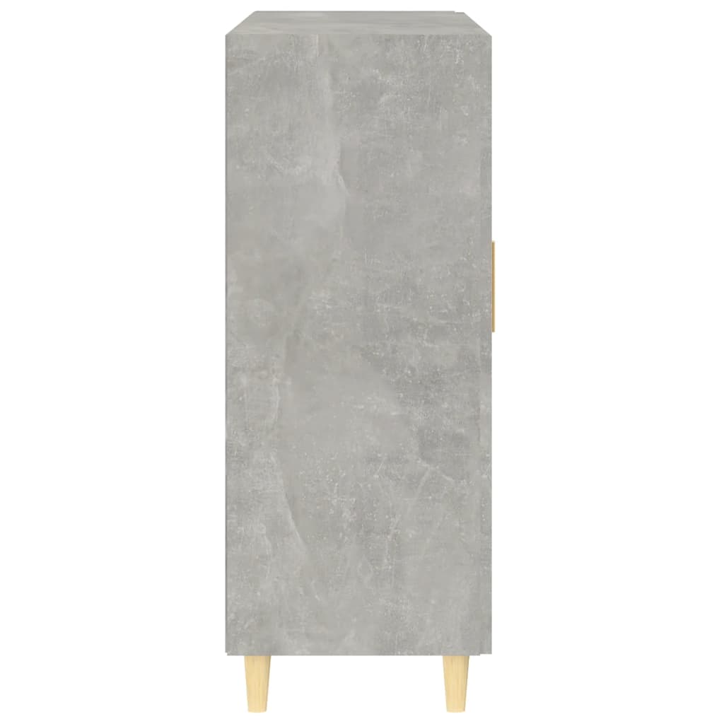 Komoda siva boja betona 69,5x34x90 cm od konstruiranog drva