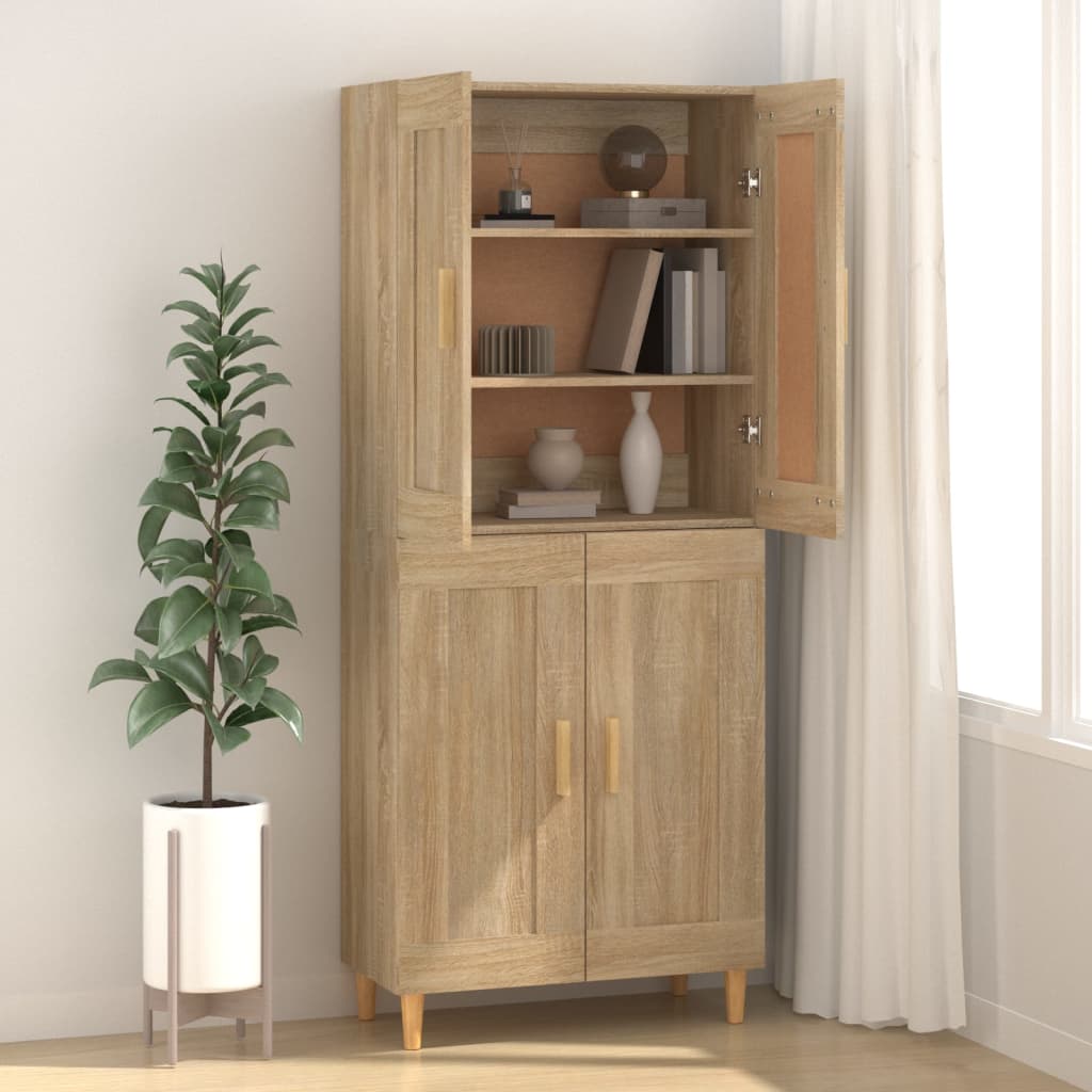 Komoda boja hrasta sonome 69,5x34x90 cm od konstruiranog drva