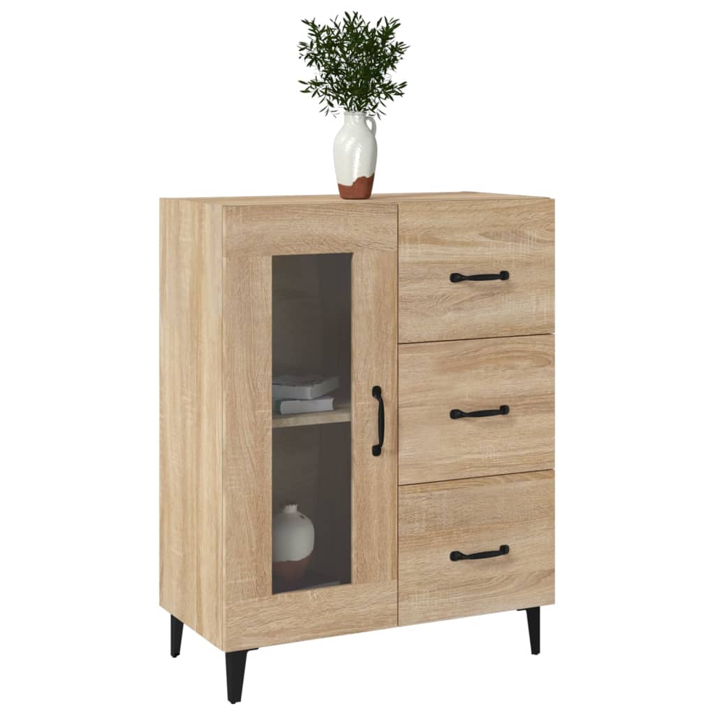 Komoda boja hrasta sonome 69,5x34x90 cm od konstruiranog drva
