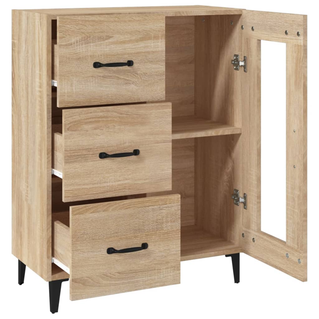 Komoda boja hrasta sonome 69,5x34x90 cm od konstruiranog drva