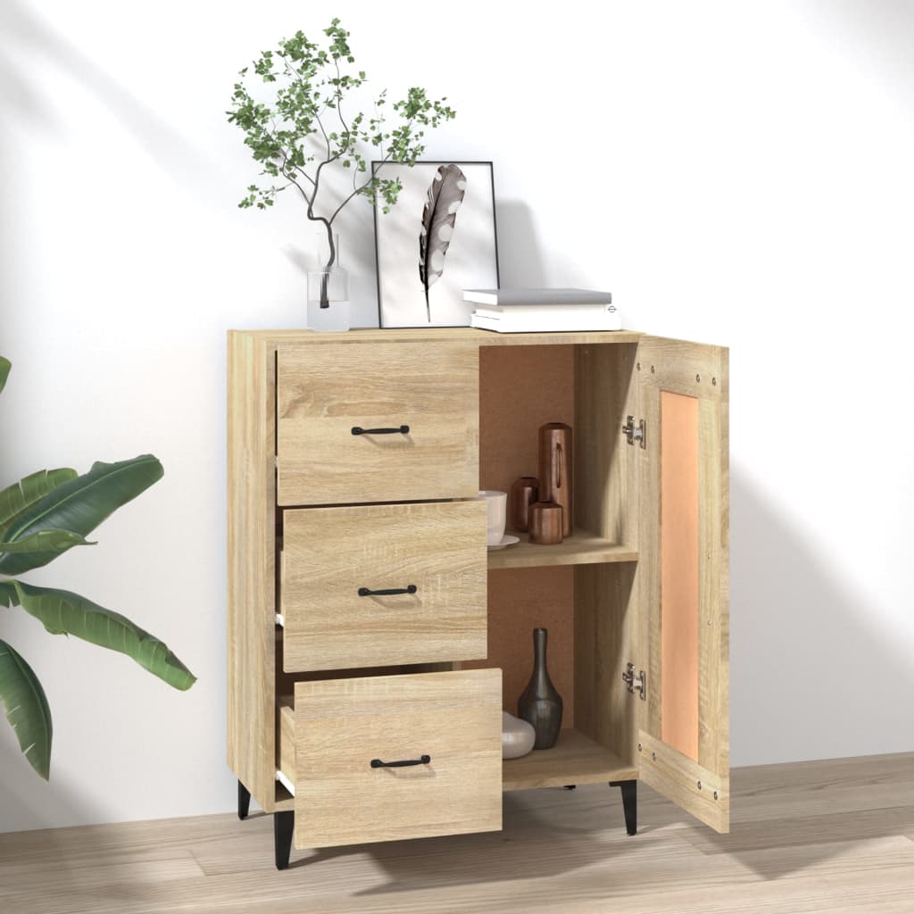 Komoda boja hrasta sonome 69,5x34x90 cm od konstruiranog drva
