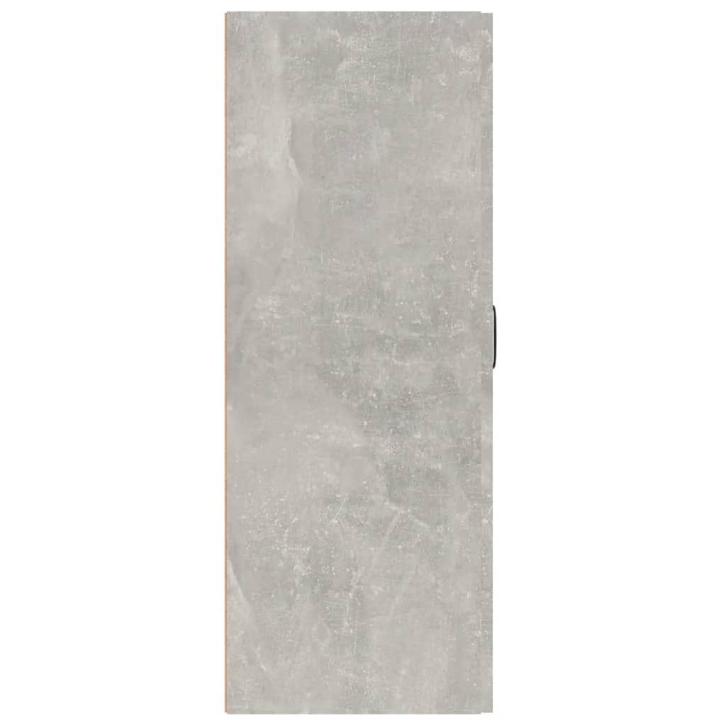 Viseći ormarić siva boja betona 69,5x34x90 cm konstruirano drvo