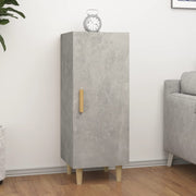 Komoda siva boja betona 34,5x34x90 cm od konstruiranog drva