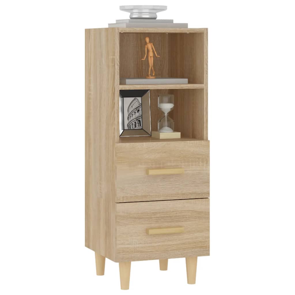 Komoda boja hrasta sonome 34,5x34x90 cm od konstruiranog drva