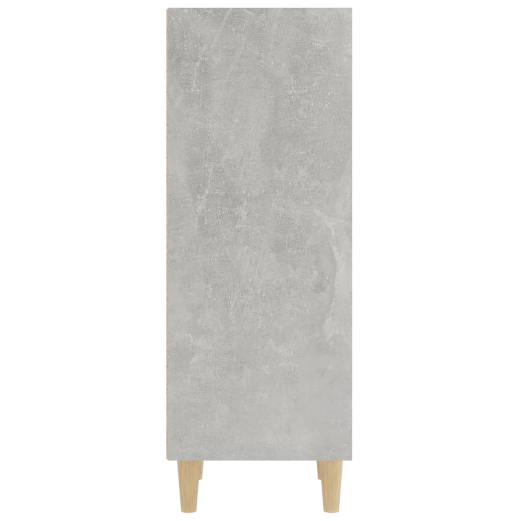Komoda siva boja betona 34,5x32,5x90 cm od konstruiranog drva