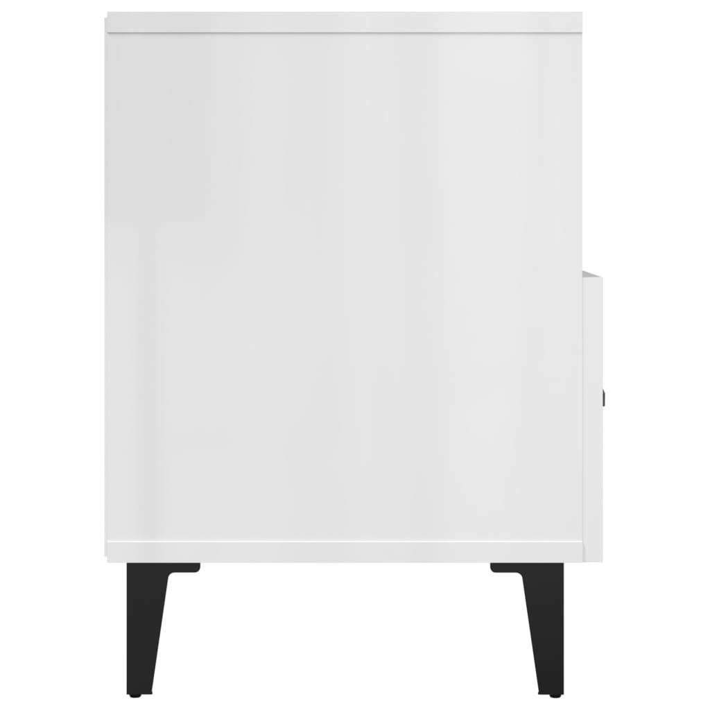 TV ormarić sjajni bijeli 80 x 36 x 50 cm od konstruiranog drva