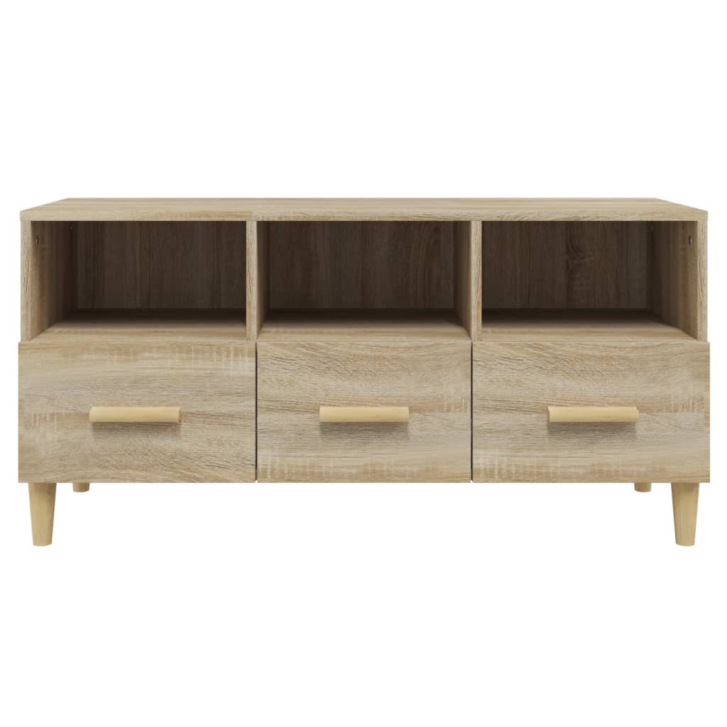TV ormarić boja hrasta sonome 102x36x50 cm konstruirano drvo