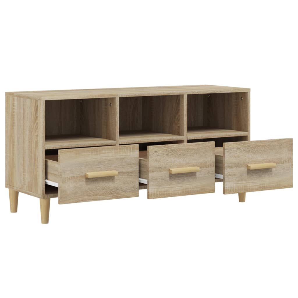 TV ormarić boja hrasta sonome 102x36x50 cm konstruirano drvo