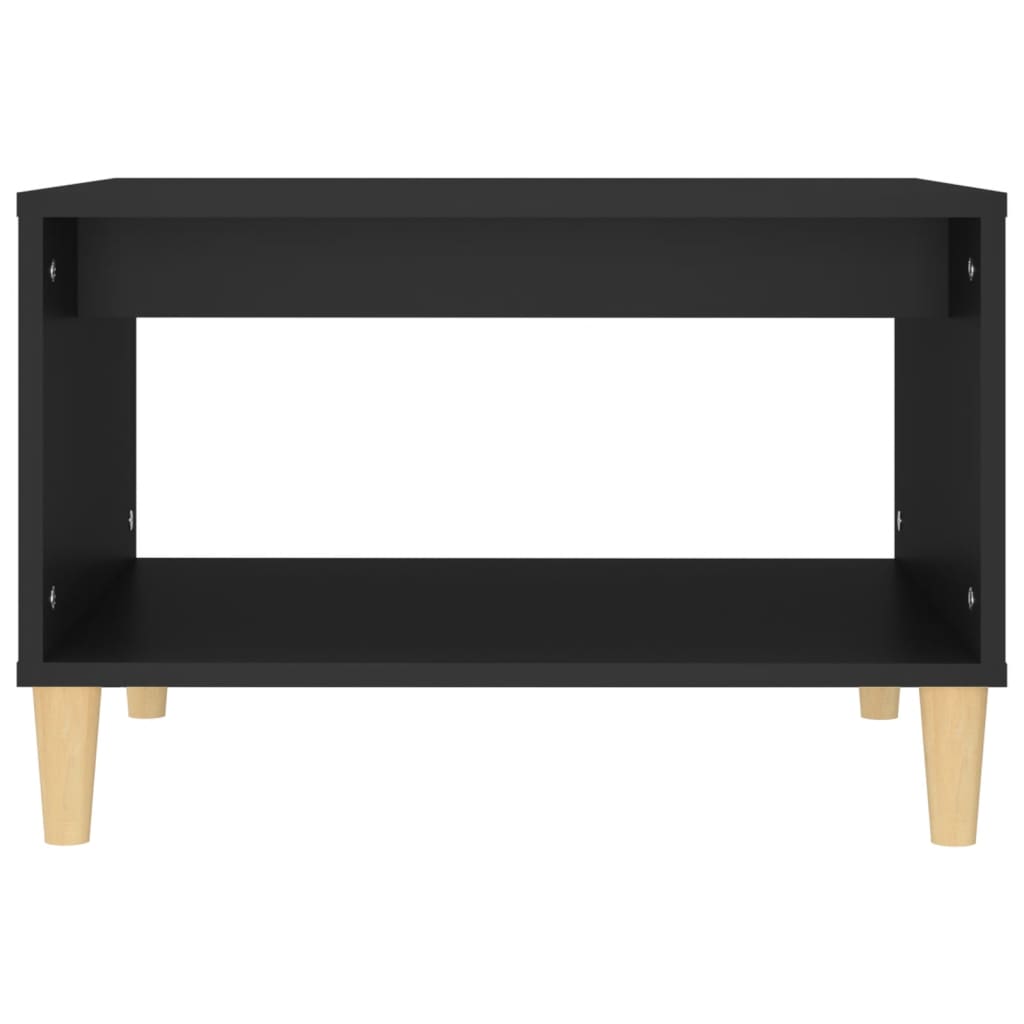 Stolić za kavu crni 60x50x40 cm od konstruiranog drva
