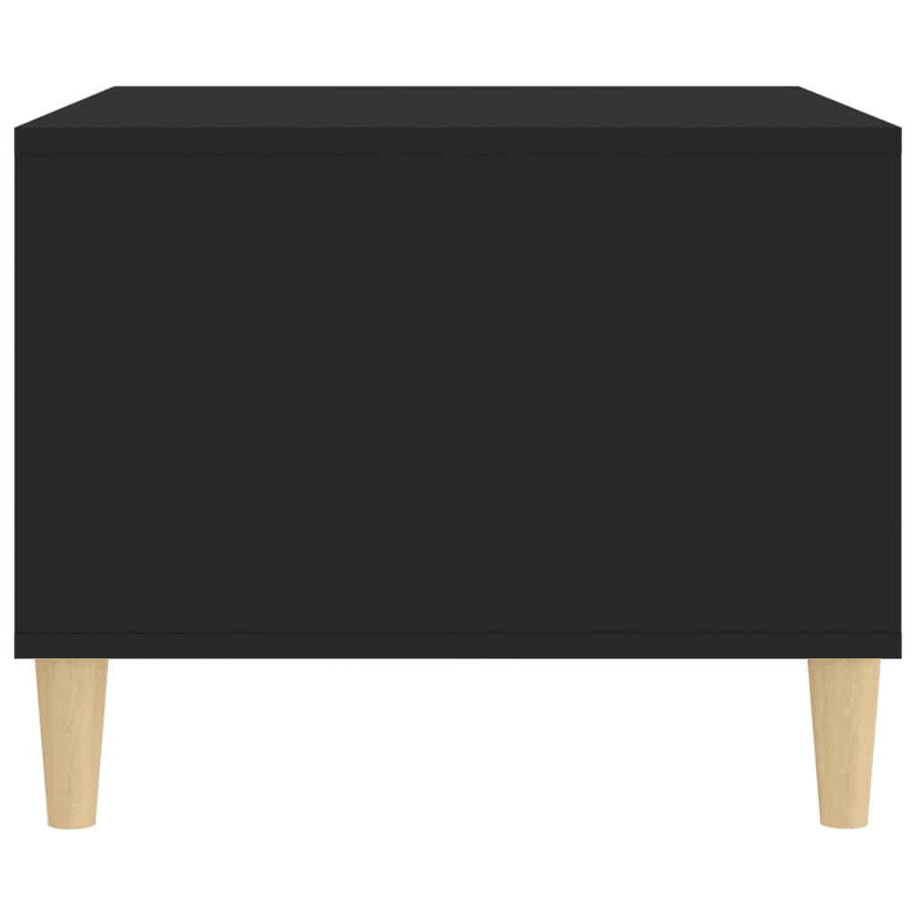 Stolić za kavu crni 60x50x40 cm od konstruiranog drva