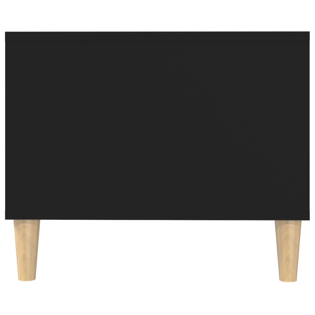 Stolić za kavu crni 102 x 50 x 40 cm od konstruiranog drva