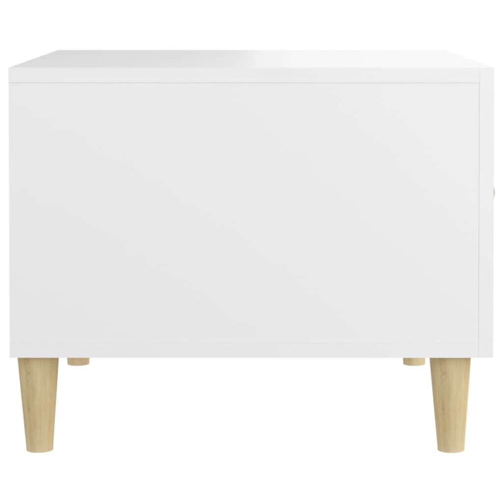 Stolići za kavu 2 kom bijeli 50x50x40 cm od konstruiranog drva
