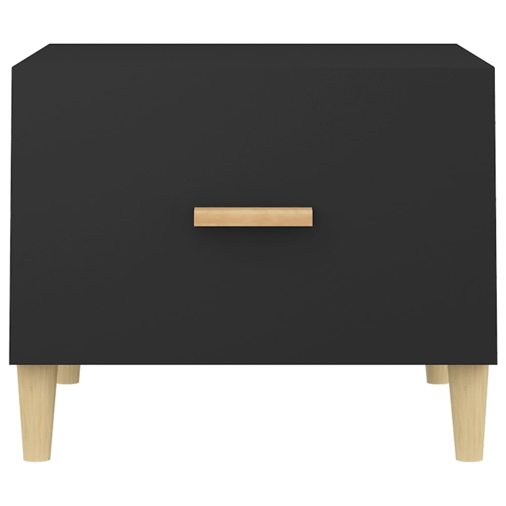 Stolići za kavu 2 kom crni 50x50x40 cm od konstruiranog drva