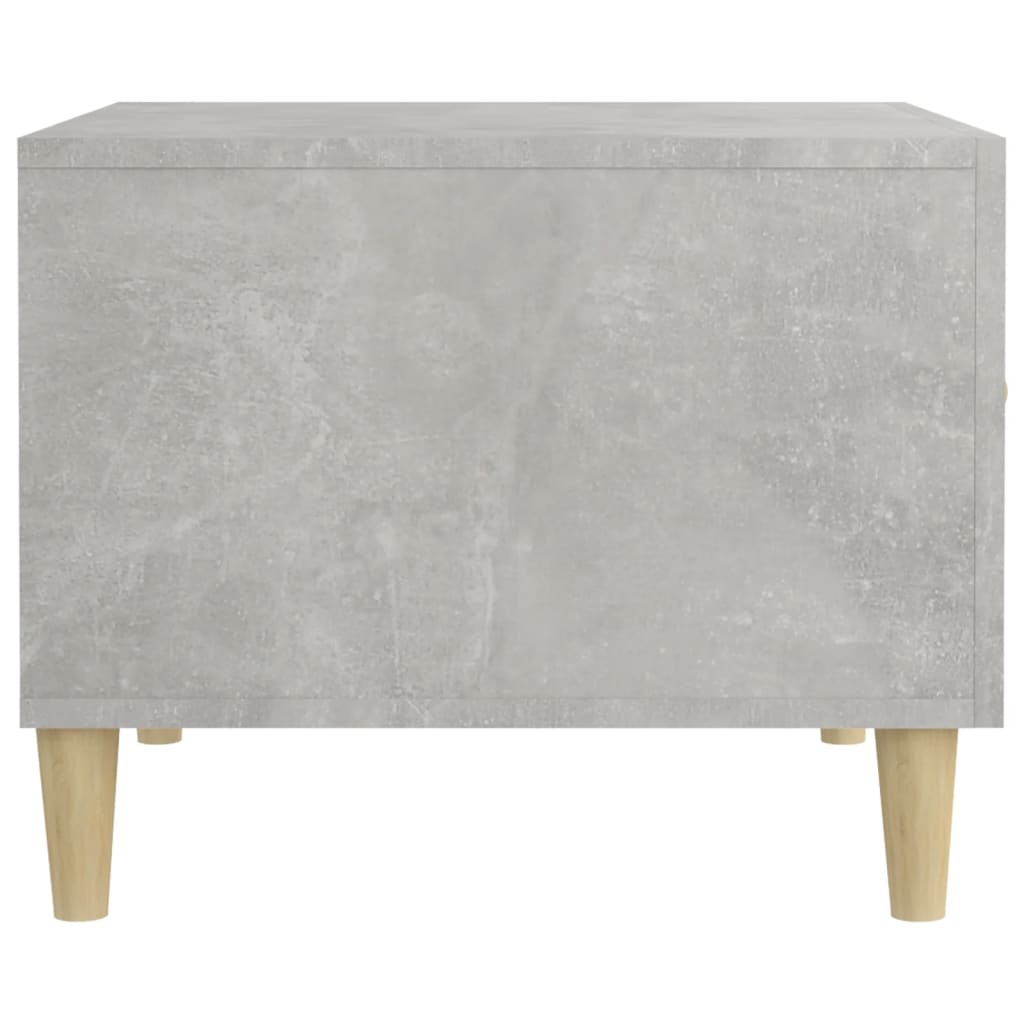 Stolići za kavu 2 kom Siva betona 50x50x40 cm konstruirano drvo