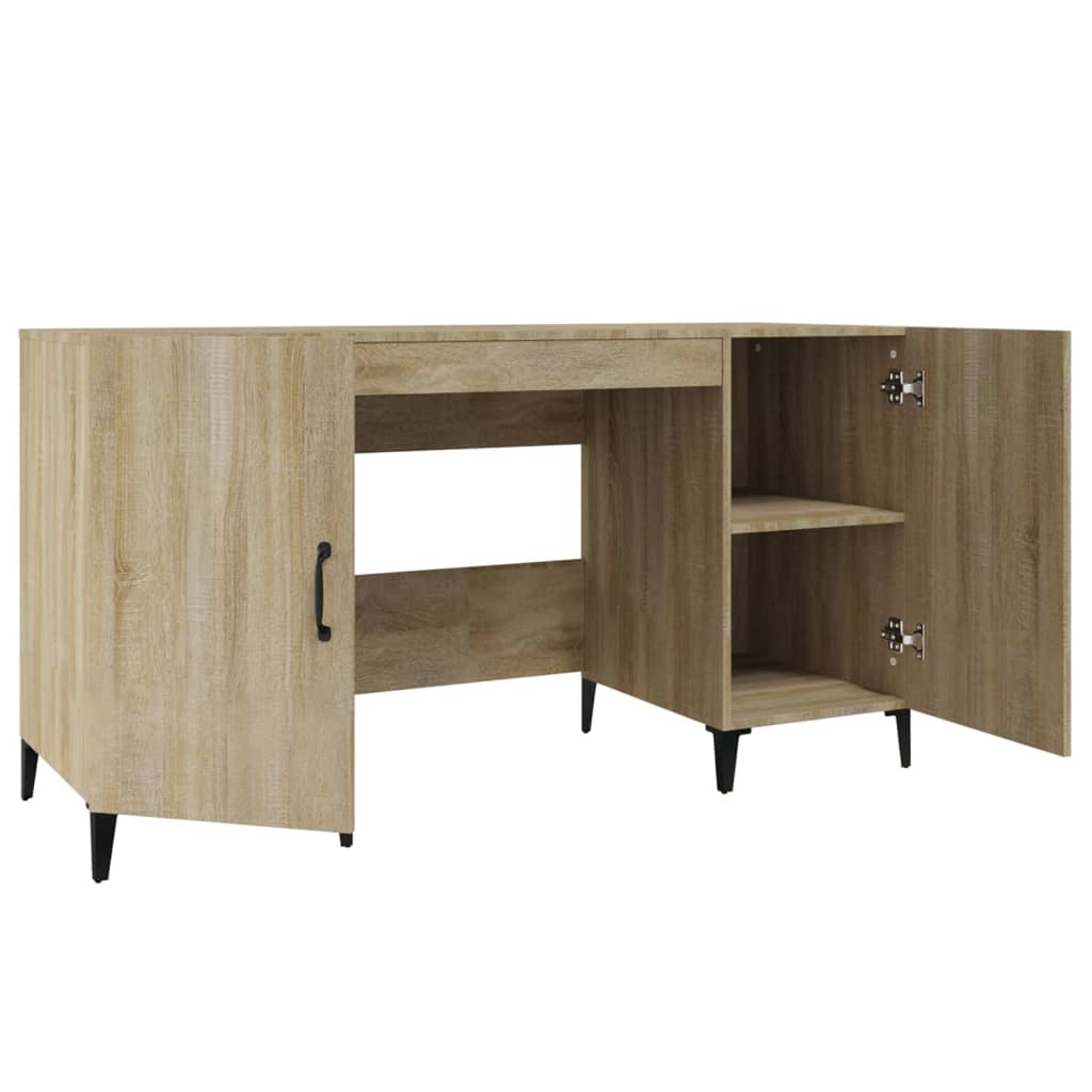 Radni stol hrasta sonome 140x50x75 cm konstruirano drvo