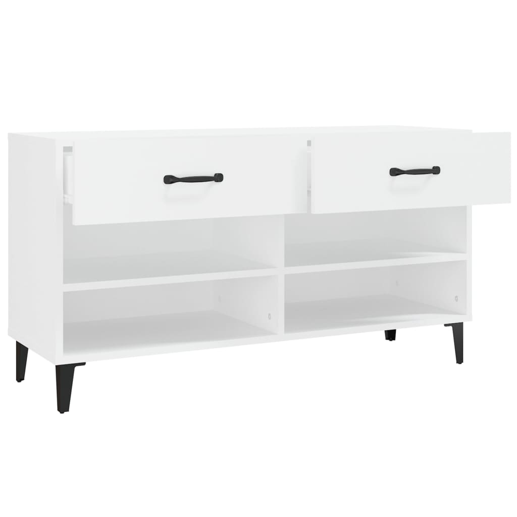 Ormarić za cipele bijela 102x35x55 cm od konstruiranog drva