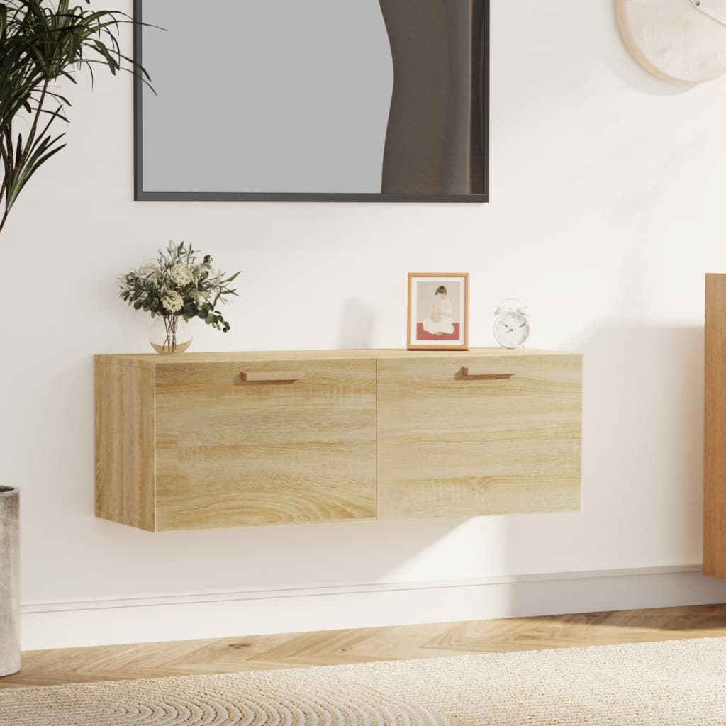 Zidni ormarić Sonoma hrast 100 x 36,5 x 35 cm konstruirano drvo