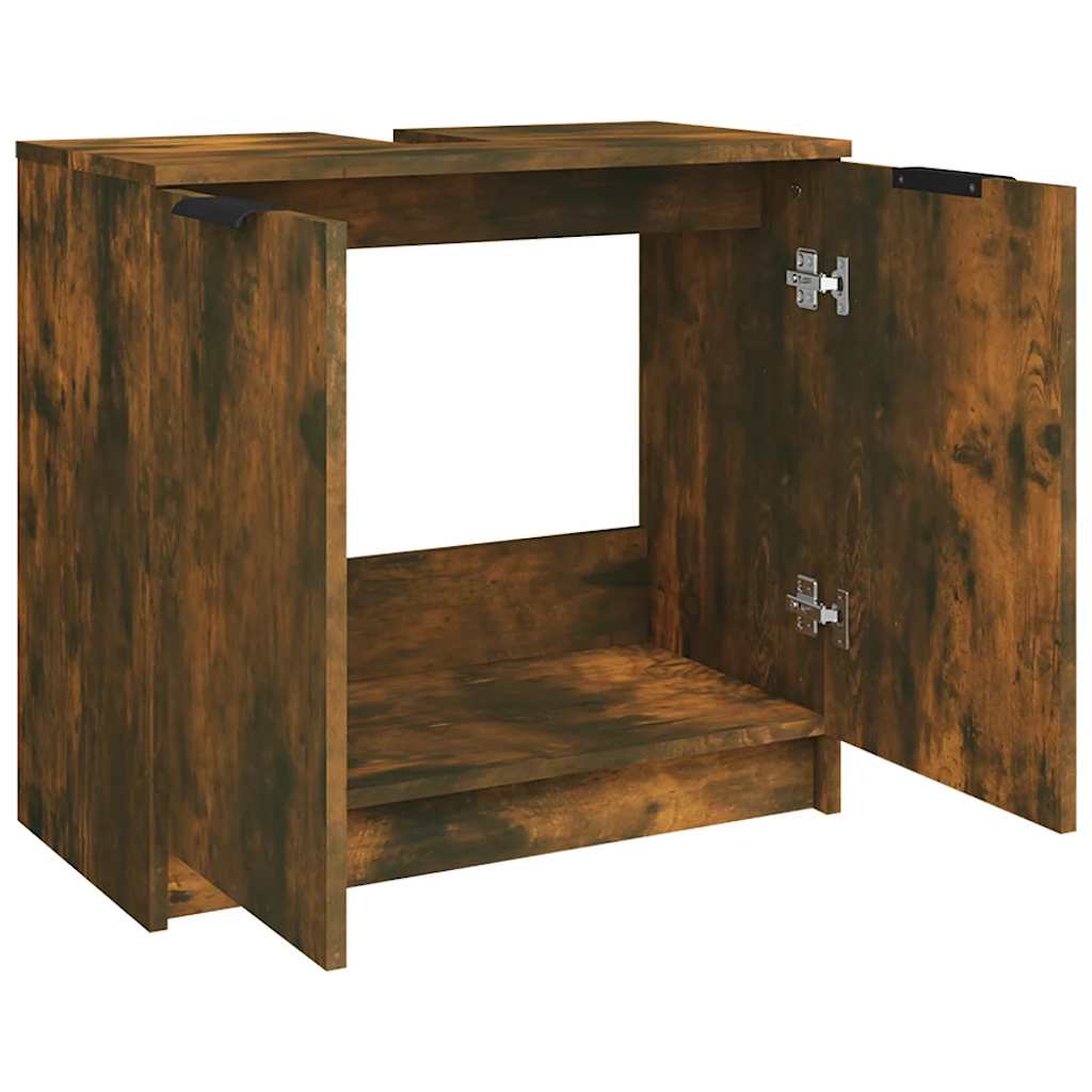 Kupaonski ormarić boja hrasta 64,5x33,5x59 cm konstruirano drvo