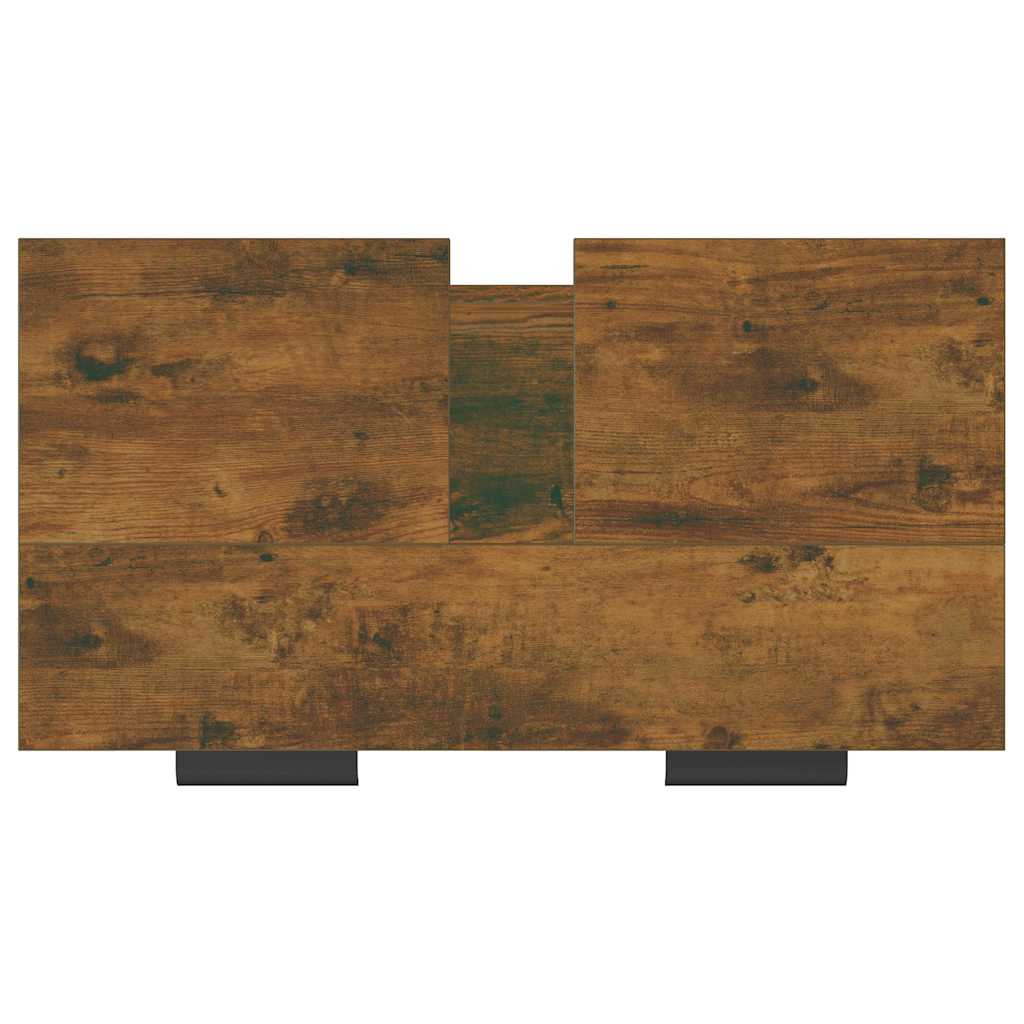 Kupaonski ormarić boja hrasta 64,5x33,5x59 cm konstruirano drvo