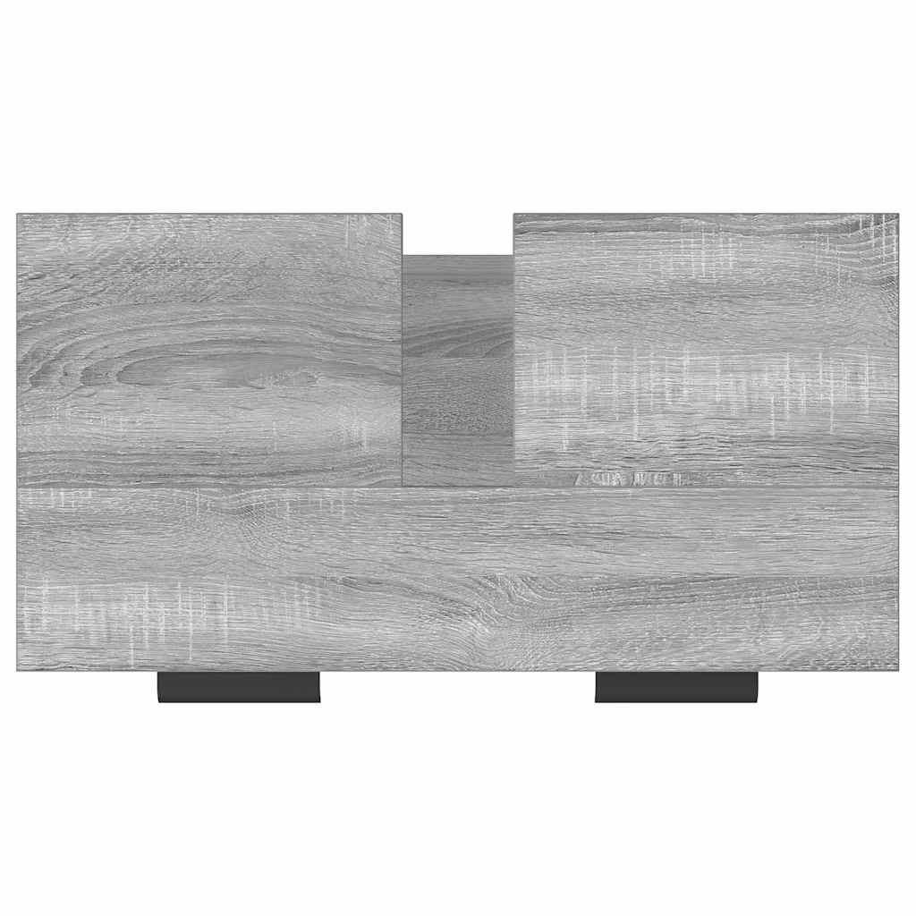 Kupaonski ormarić sivi hrast 64,5x33,5x59 cm konstruirano drvo