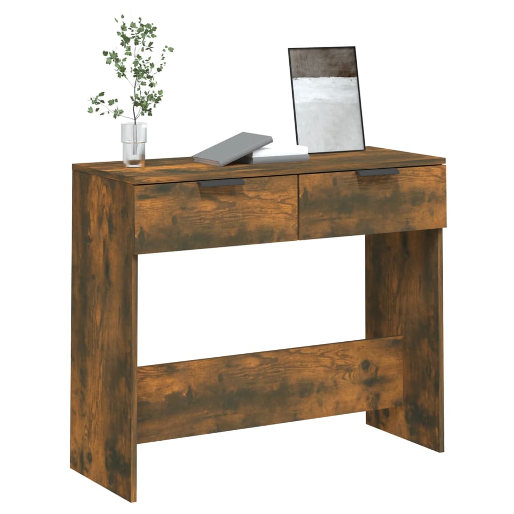 Konzolni stol boja hrasta 90x36x75 cm od konstruiranog drva