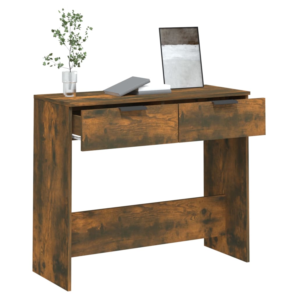 Konzolni stol boja hrasta 90x36x75 cm od konstruiranog drva