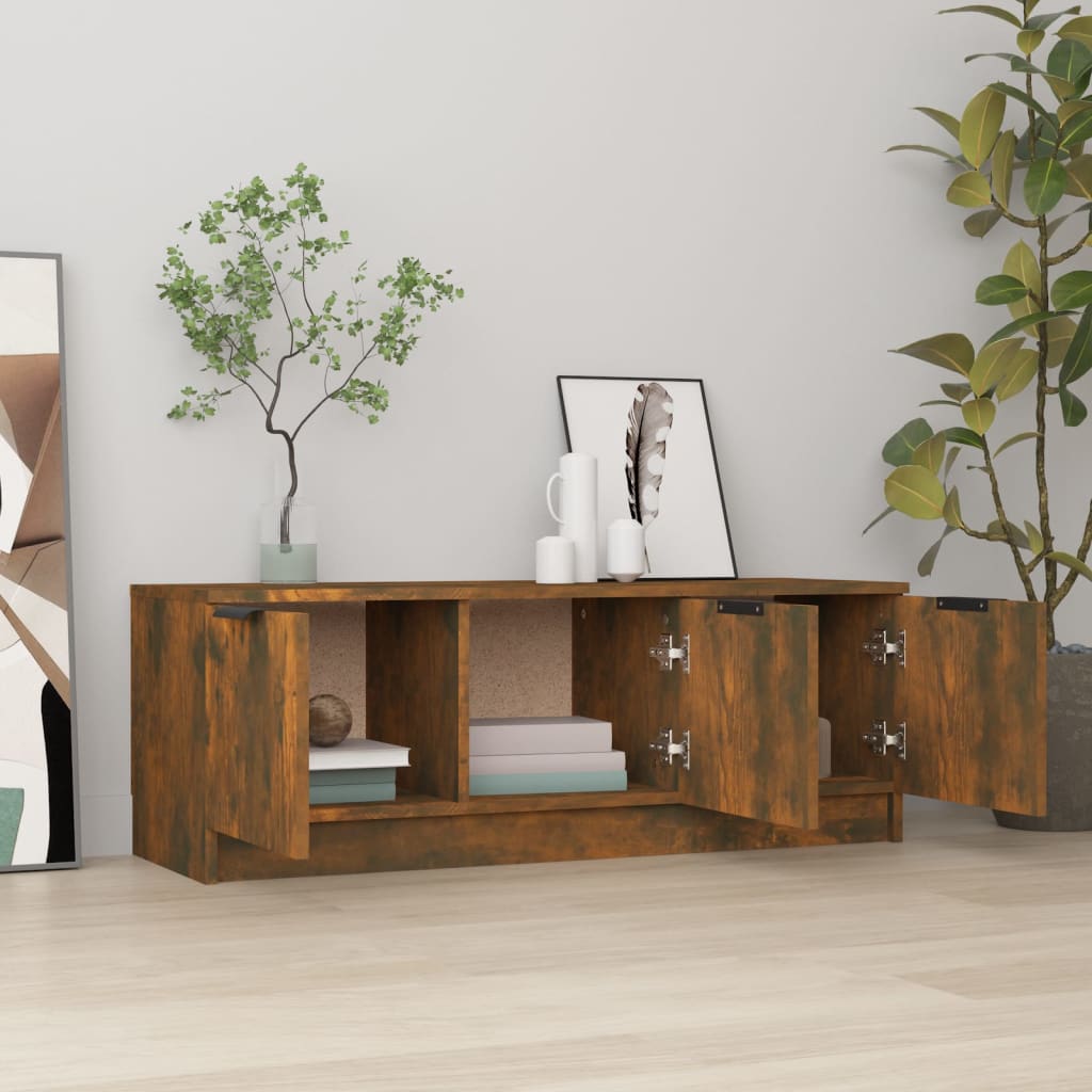 TV ormarić boja hrasta 102 x 35 x 36,5 cm konstruirano drvo