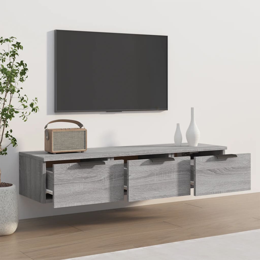 Zidni ormarić boja hrasta sonome 102x30x20 cm konstruirano drvo