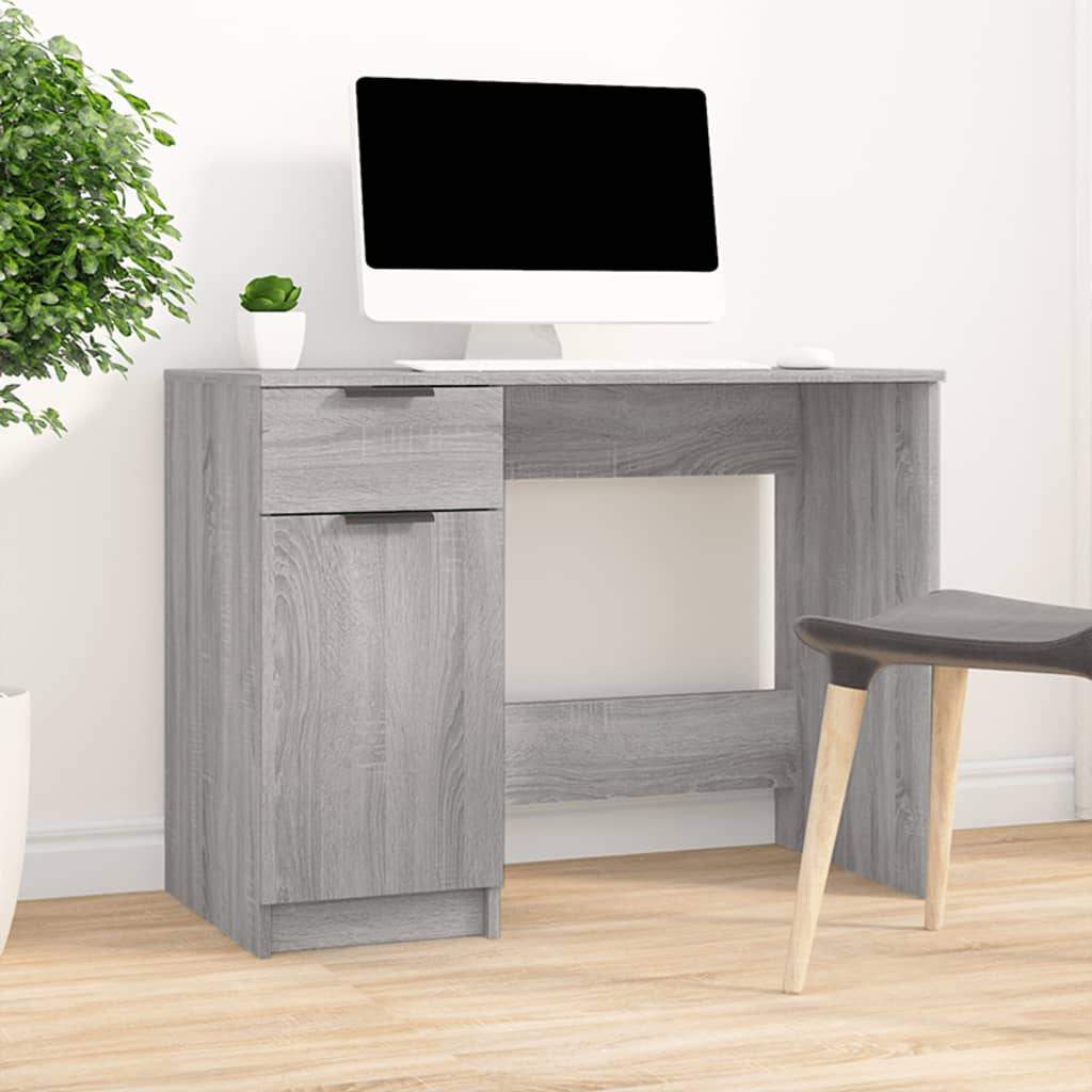 Radni stol boja hrasta sonome 100x50x75 cm konstruirano drvo