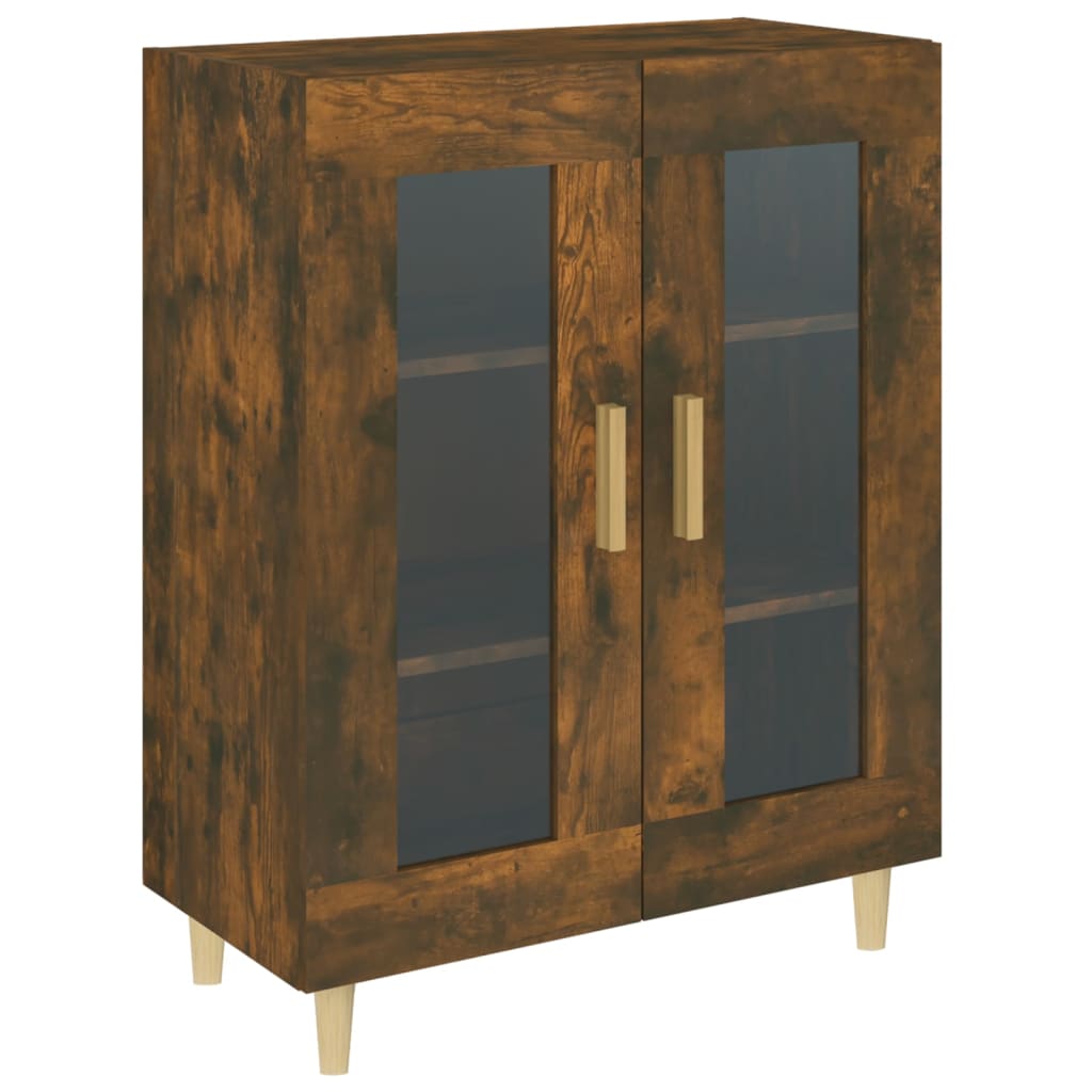 Komoda boja dimljenog hrasta 69,5x34x90 cm konstruirano drvo