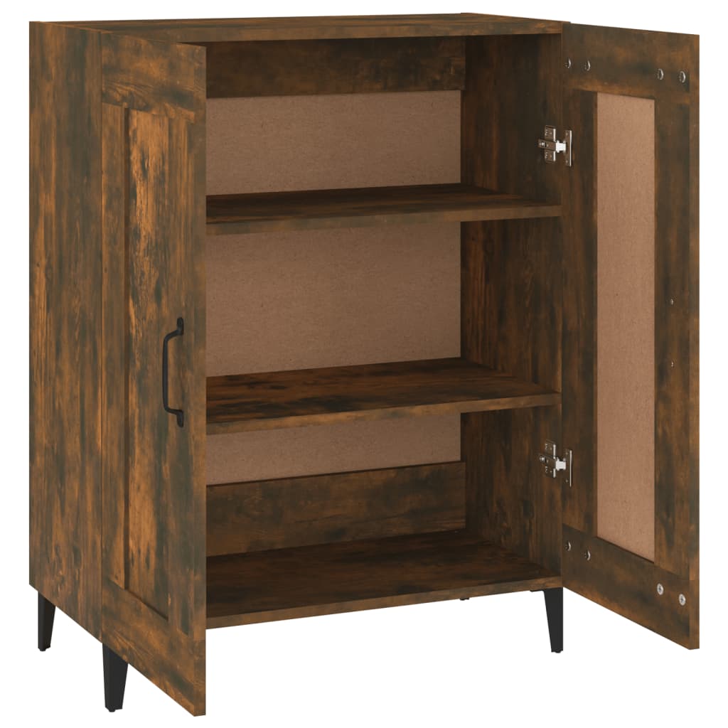 Komoda boja dimljenog hrasta 69,5x34x90 cm konstruirano drvo