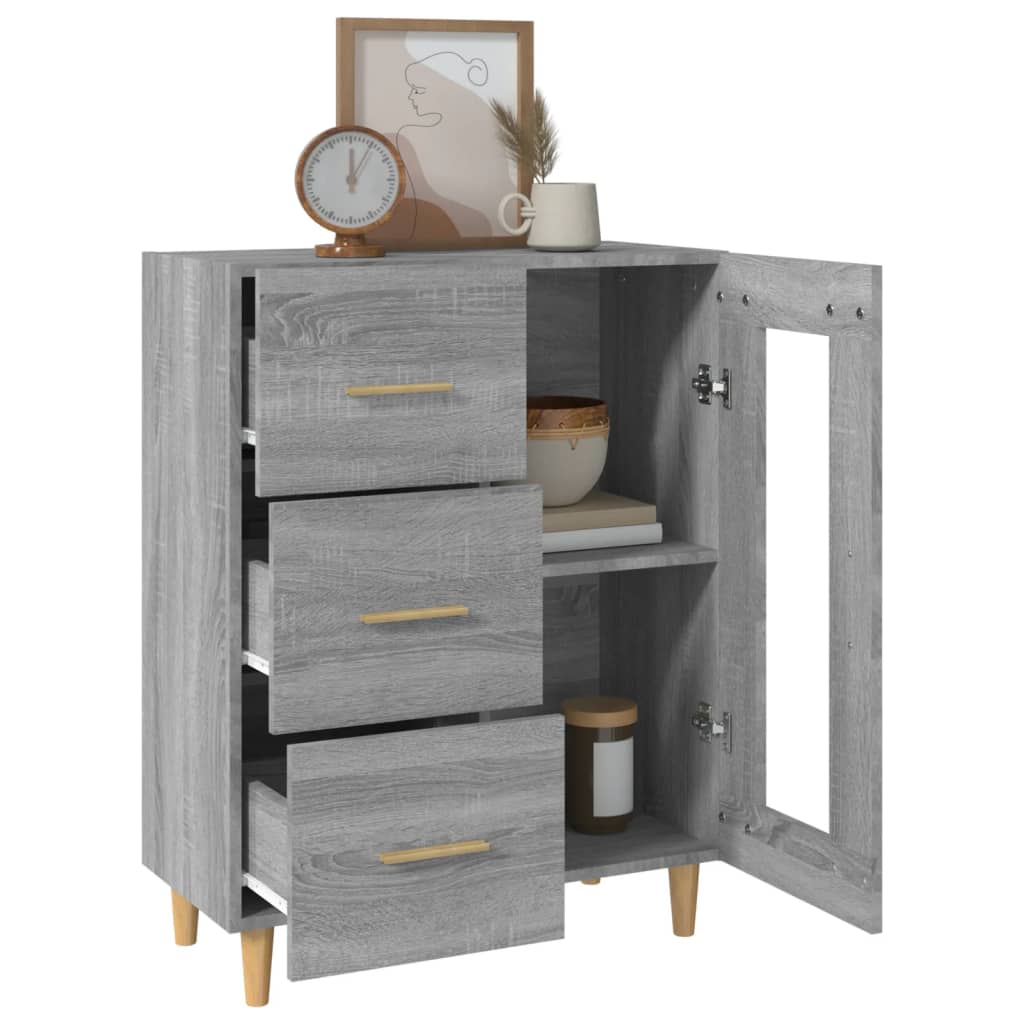 Komoda boja hrasta sonome 69,5 x 34 x 90 cm konstruirano drvo