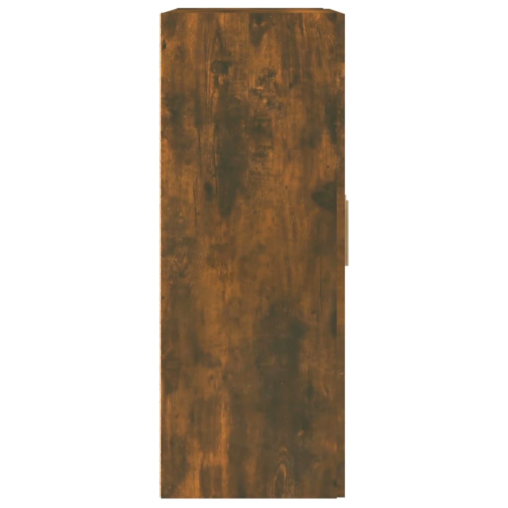 Zidni ormarić dimljeni hrast 69,5x32,5x90 cm konstruirano drvo