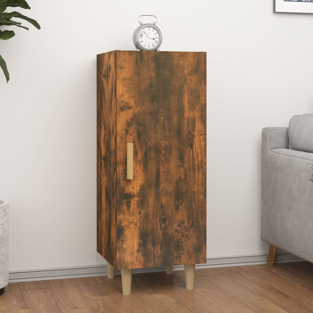 Komoda boja dimljenog hrasta 34,5x34x90 cm konstruirano drvo