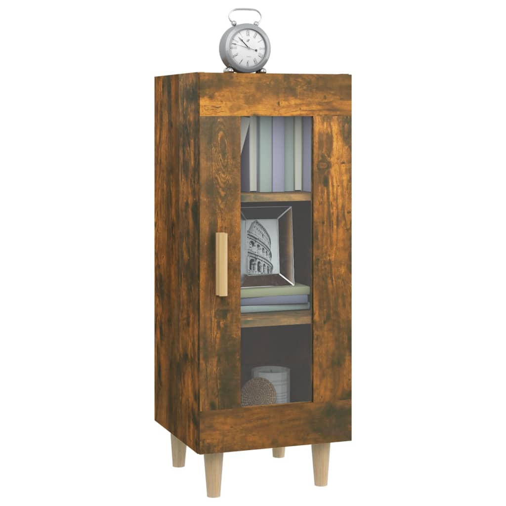 Komoda boja dimljenog hrasta 34,5x34x90 cm konstruirano drvo