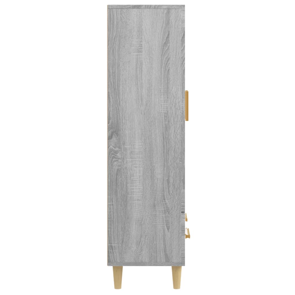 Visoka komoda boja hrasta sonome 70x31x115 cm konstruirano drvo