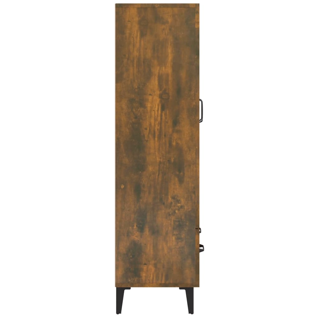 Komoda boja dimljenog hrasta 70 x 31 x 115 cm konstruirano drvo
