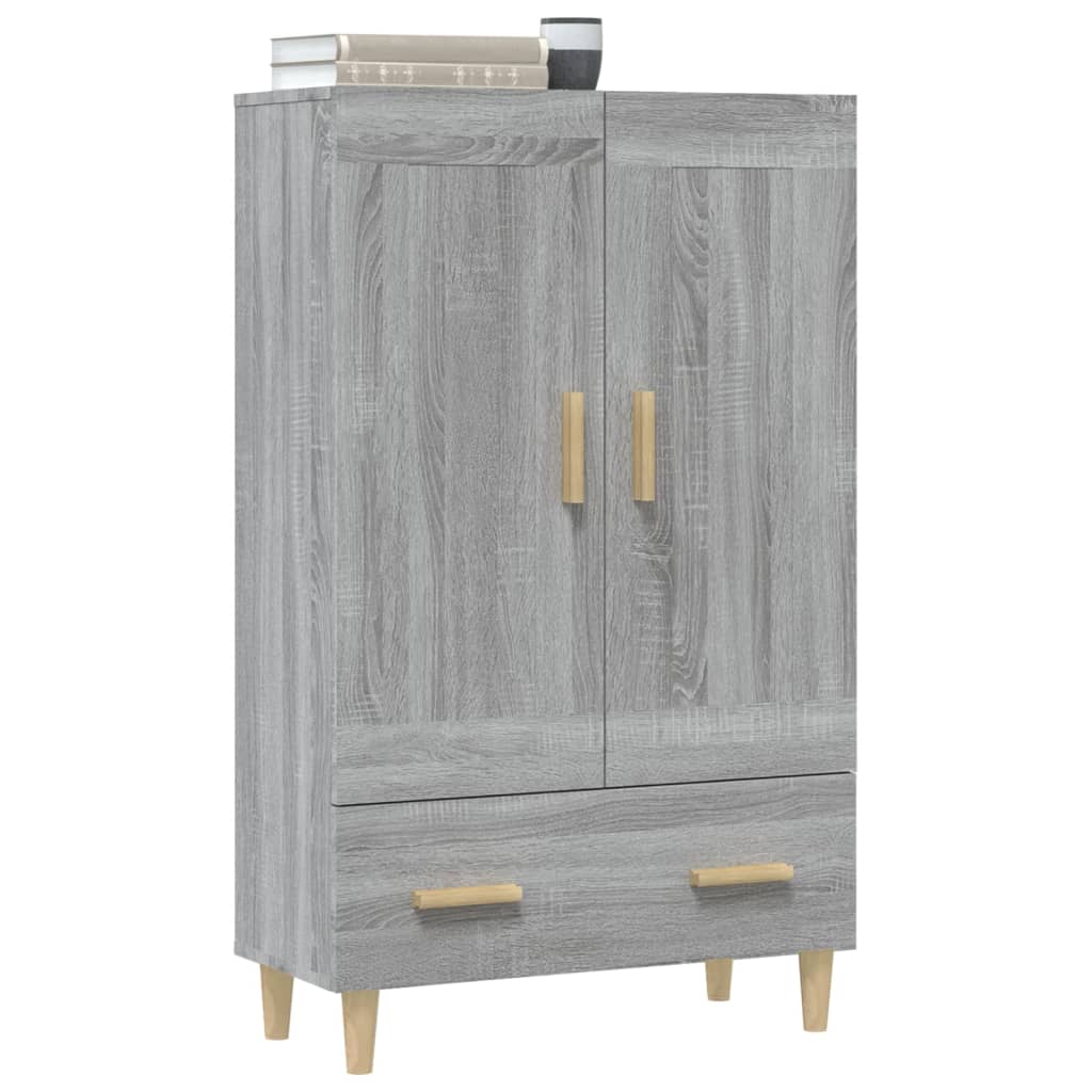 Visoka komoda boja hrasta sonome 70x31x115 cm konstruirano drvo