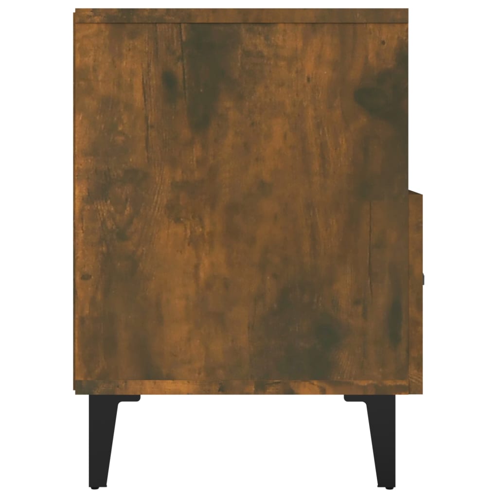 TV ormarić dimljeni hrast 80 x 36 x 50 cm konstruirano drvo