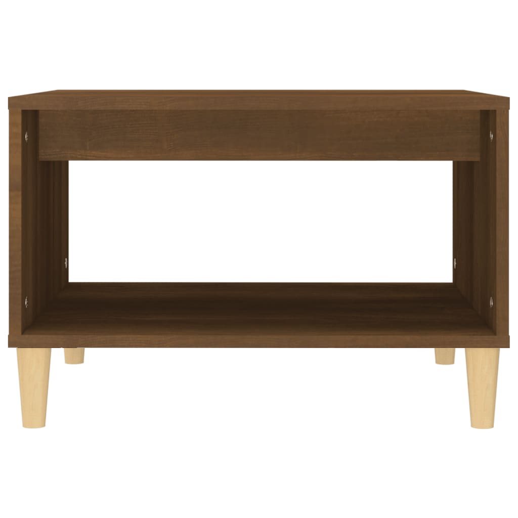Stolić za kavu smeđa boja hrasta 60x50x40 cm konstruirano drvo