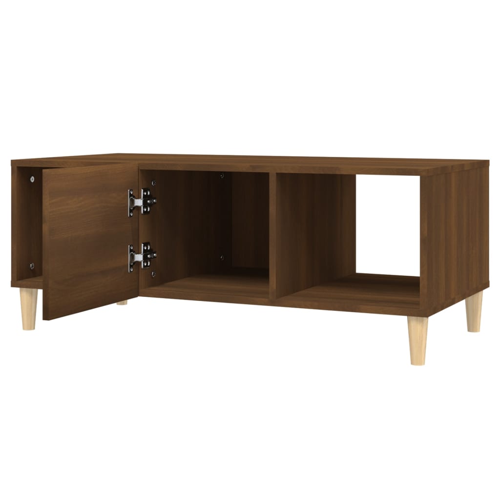 Stolić za kavu boja hrasta 102 x 50 x 40 cm konstruirano drvo