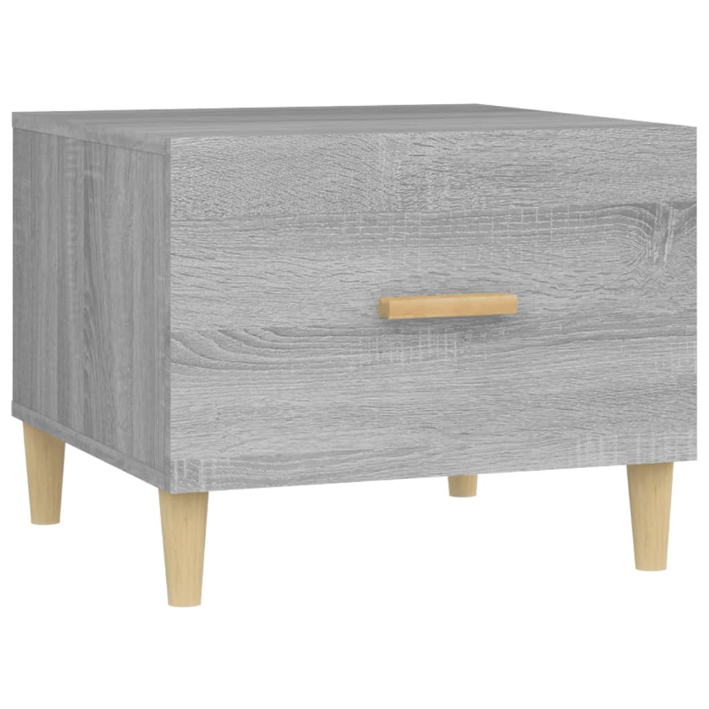 Stolići za kavu 2 kom boja hrast 50x50x40 cm konstruirano drvo
