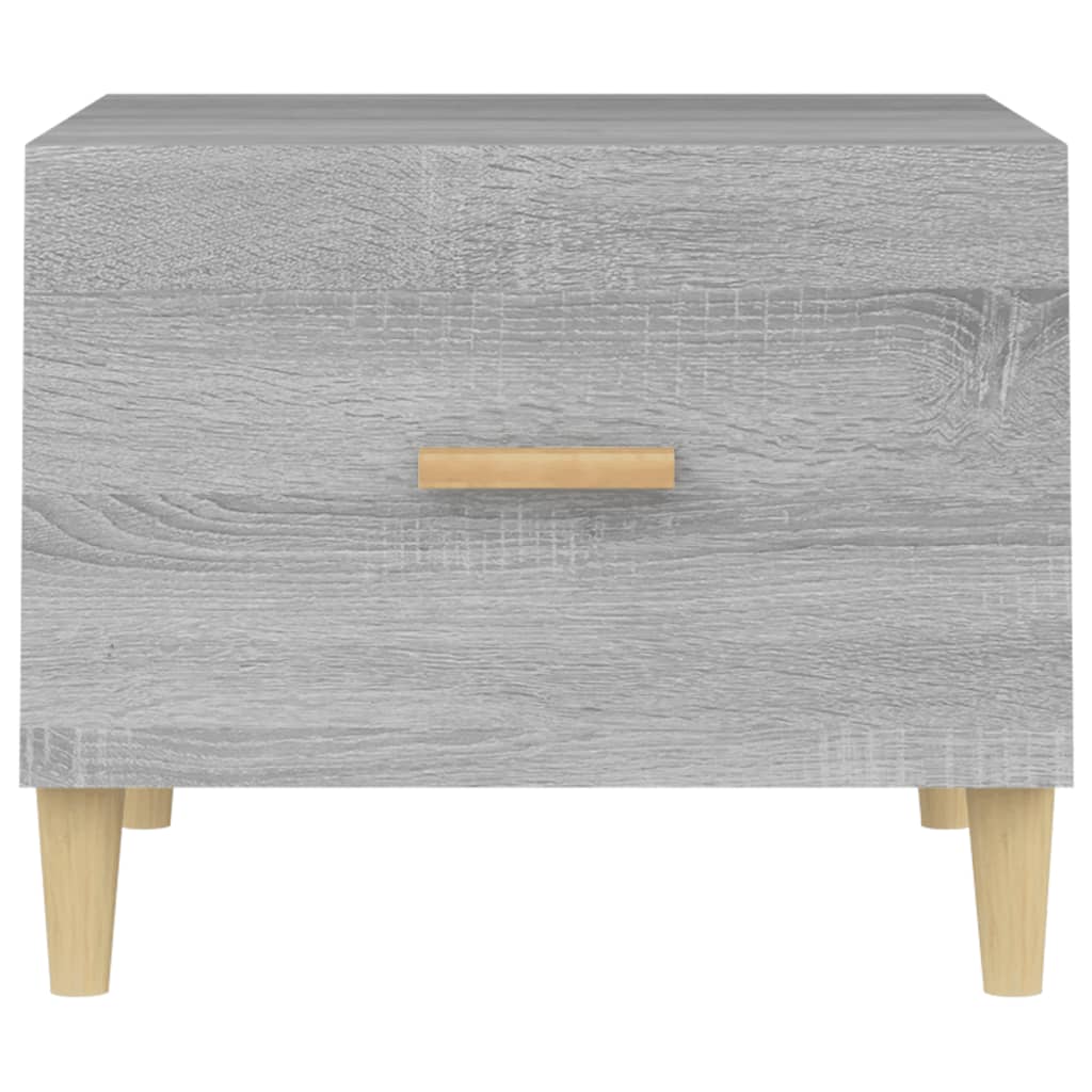 Stolići za kavu 2 kom boja hrast 50x50x40 cm konstruirano drvo