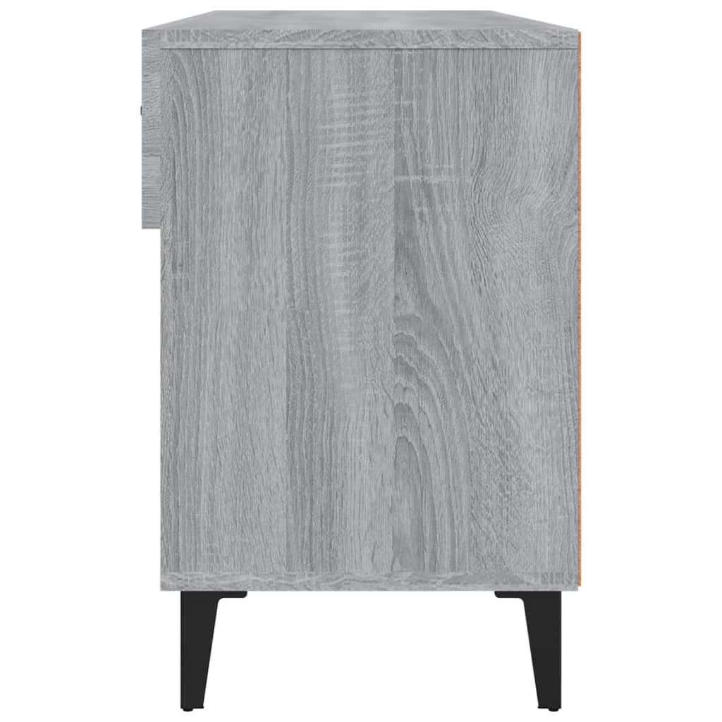 Ormarić za cipele sivi hrast 102 x 35 x 55 cm konstruirano drvo